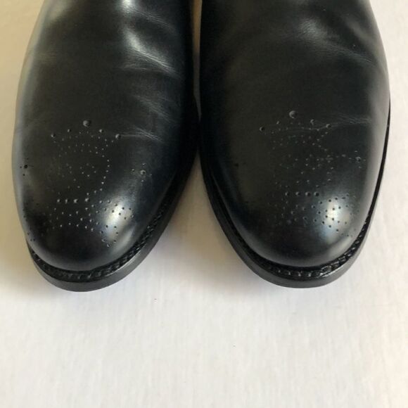 BARKER BLACK LEATHER SHOES SZ 10 main image 6